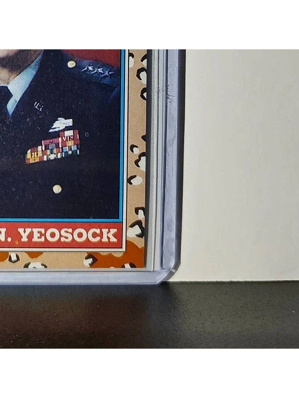 General John Yeosock 1991 Topps Desert Storm #161 Card - Picture 6 of 10